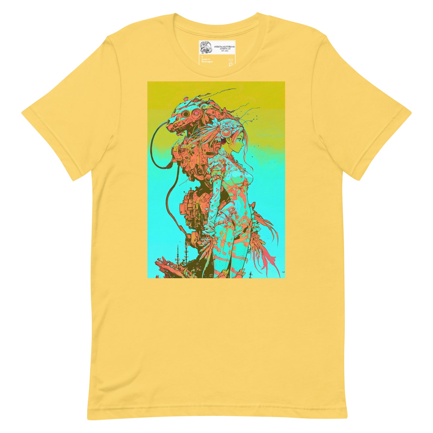 Cyborg Anime Woman #6 Unisex t-shirt