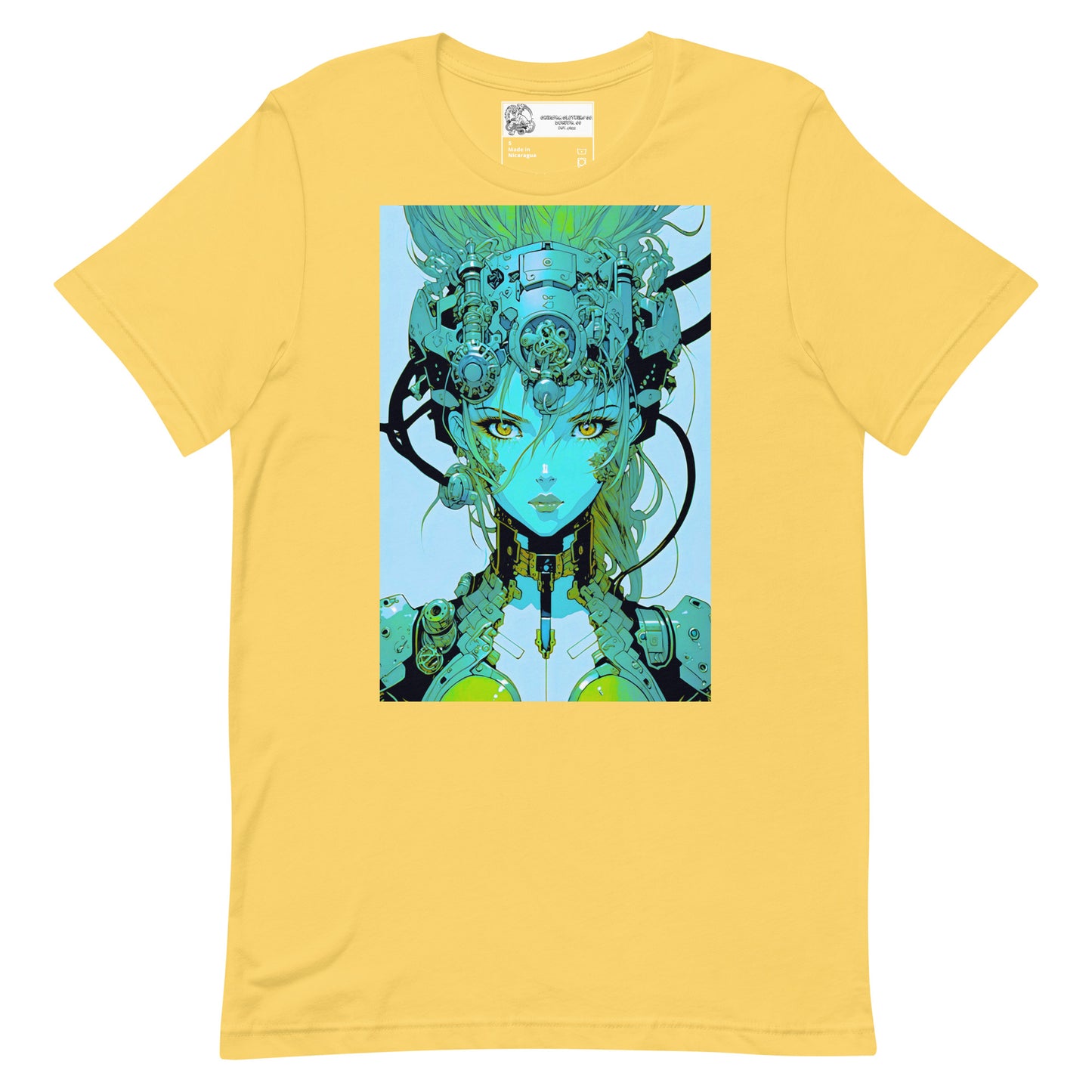 Cyborg Anime Woman #8 Unisex t-shirt