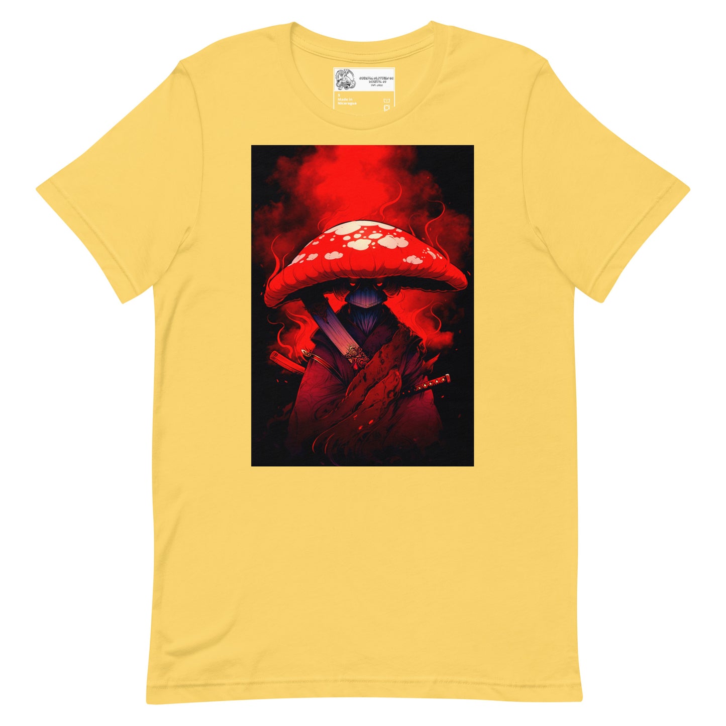 Mushroom Samurai Unisex t-shirt