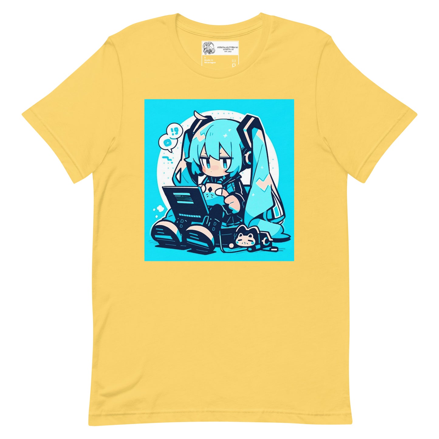 Cute Gamer Anime Hatsune Miku Unisex t-shirt