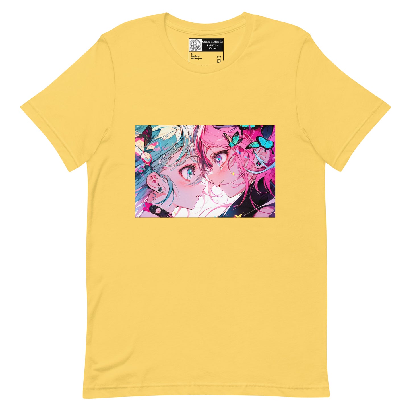 Butterfly Anime Couple #1 Unisex t-shirt