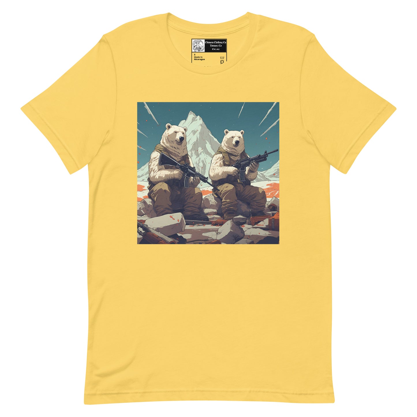 Polar Bear Soldiers Unisex t-shirt