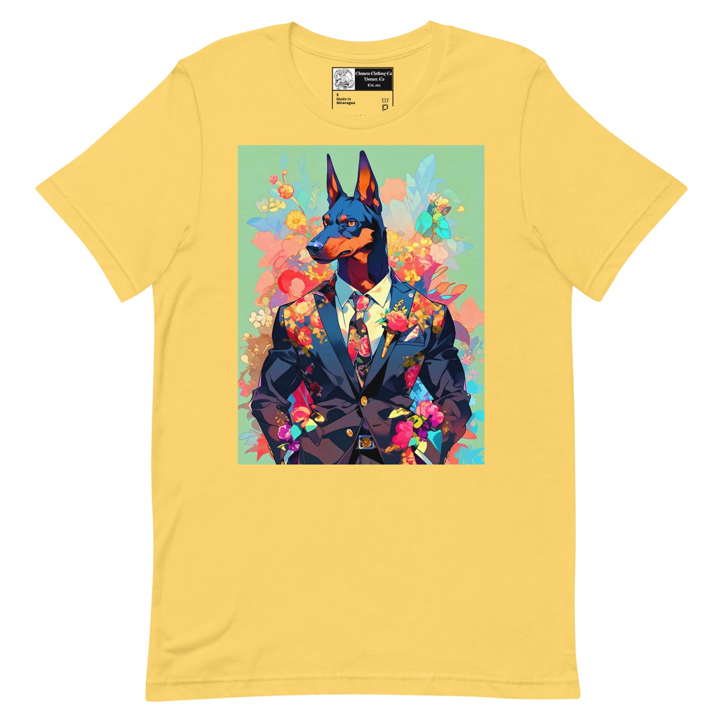 Boss Dog Doberman Unisex t-shirt