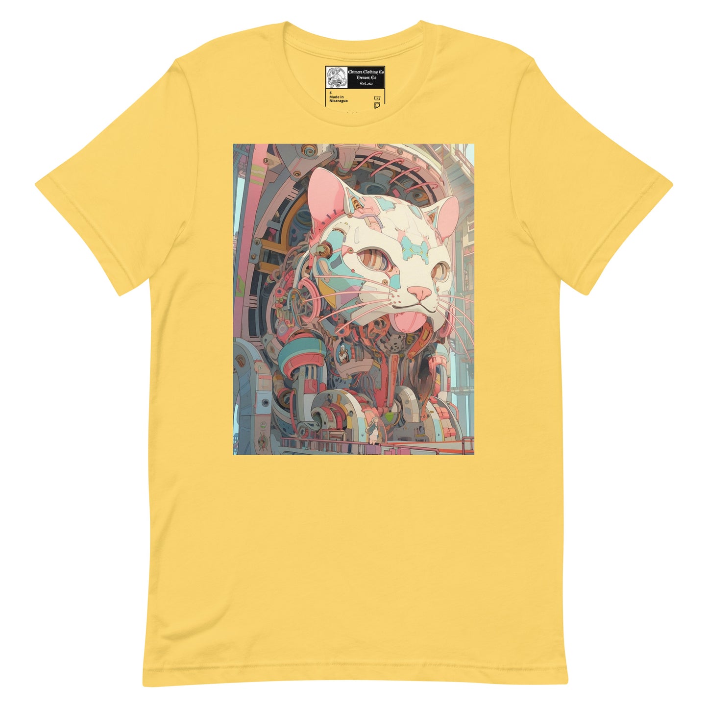 Giant Cat Robot #1 Unisex t-shirt