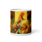 Boss Rooster 11oz White glossy coffee cup mug