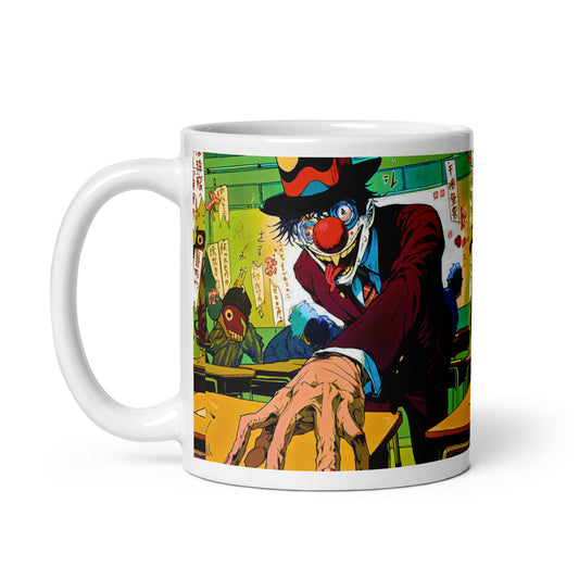 Class Clown 11oz White glossy coffee cup mug