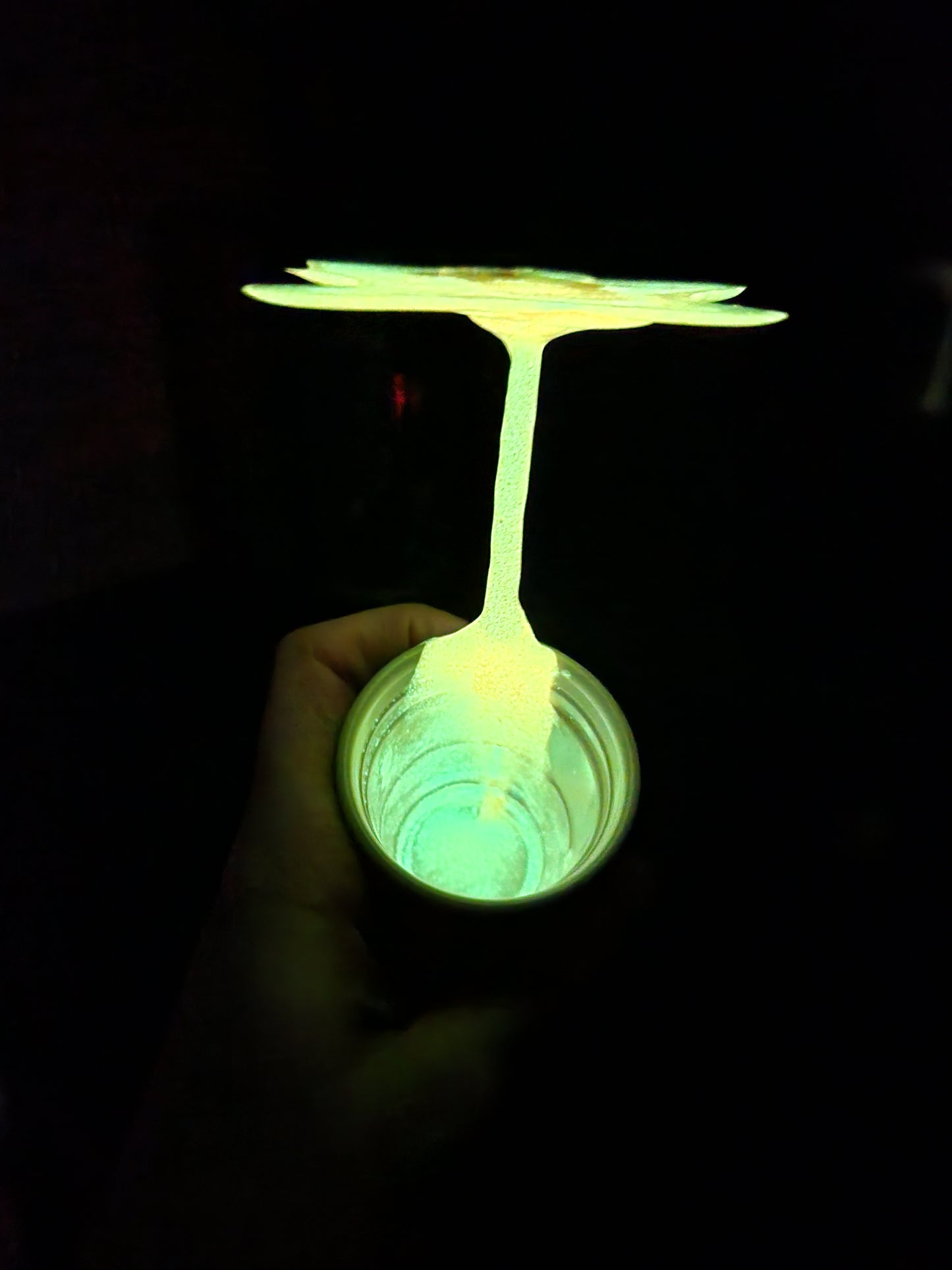 LIMITED EDITION Glow In the Dark Spilled Beer Resin art