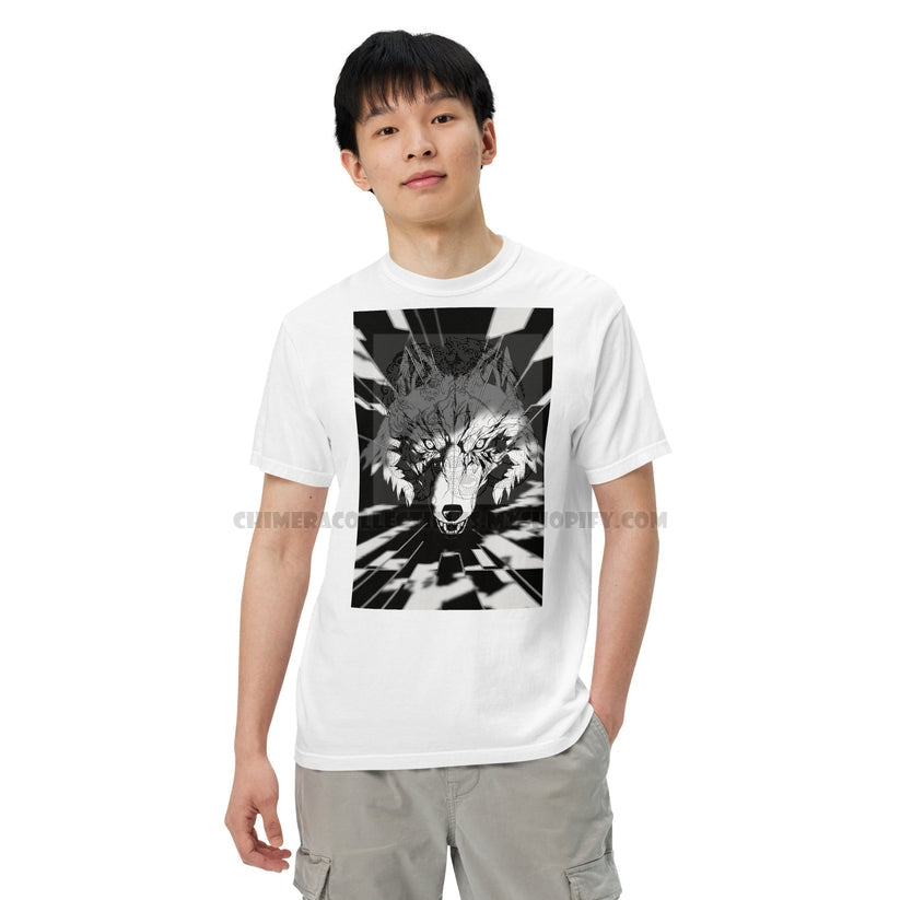 Manga Wolf Men’s garment-dyed heavyweight t-shirt