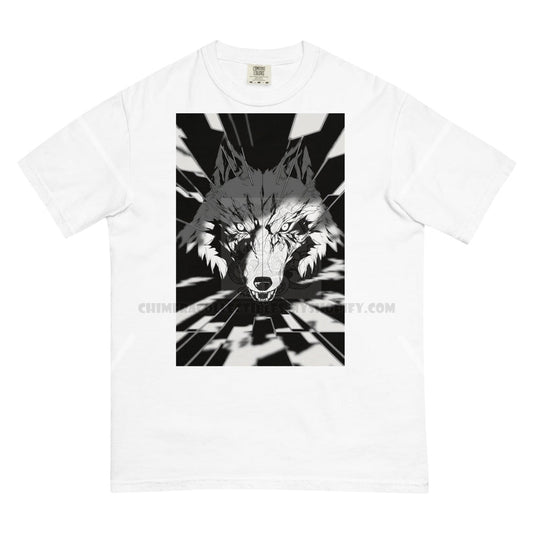 Manga Wolf Men’s garment-dyed heavyweight t-shirt