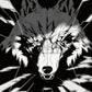Manga Wolf Men’s garment-dyed heavyweight t-shirt