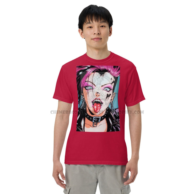 Punk Girl #1 Men’s garment-dyed heavyweight t-shirt