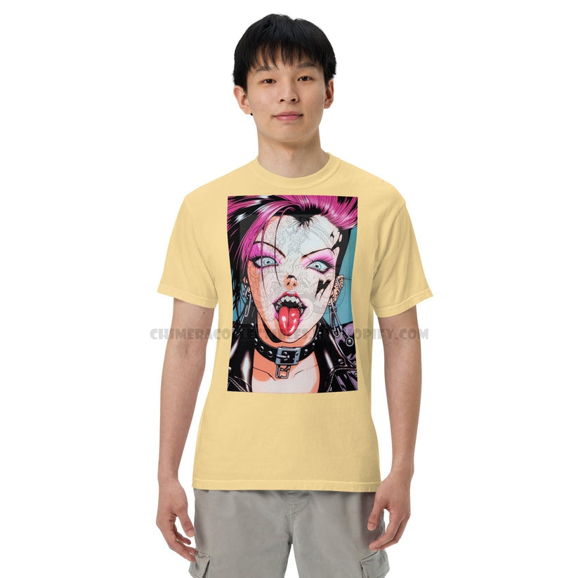 Punk Girl #1 Men’s garment-dyed heavyweight t-shirt