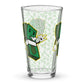 Handmade Lit and Rich Cash Smoke Shaker pint Beer glass
