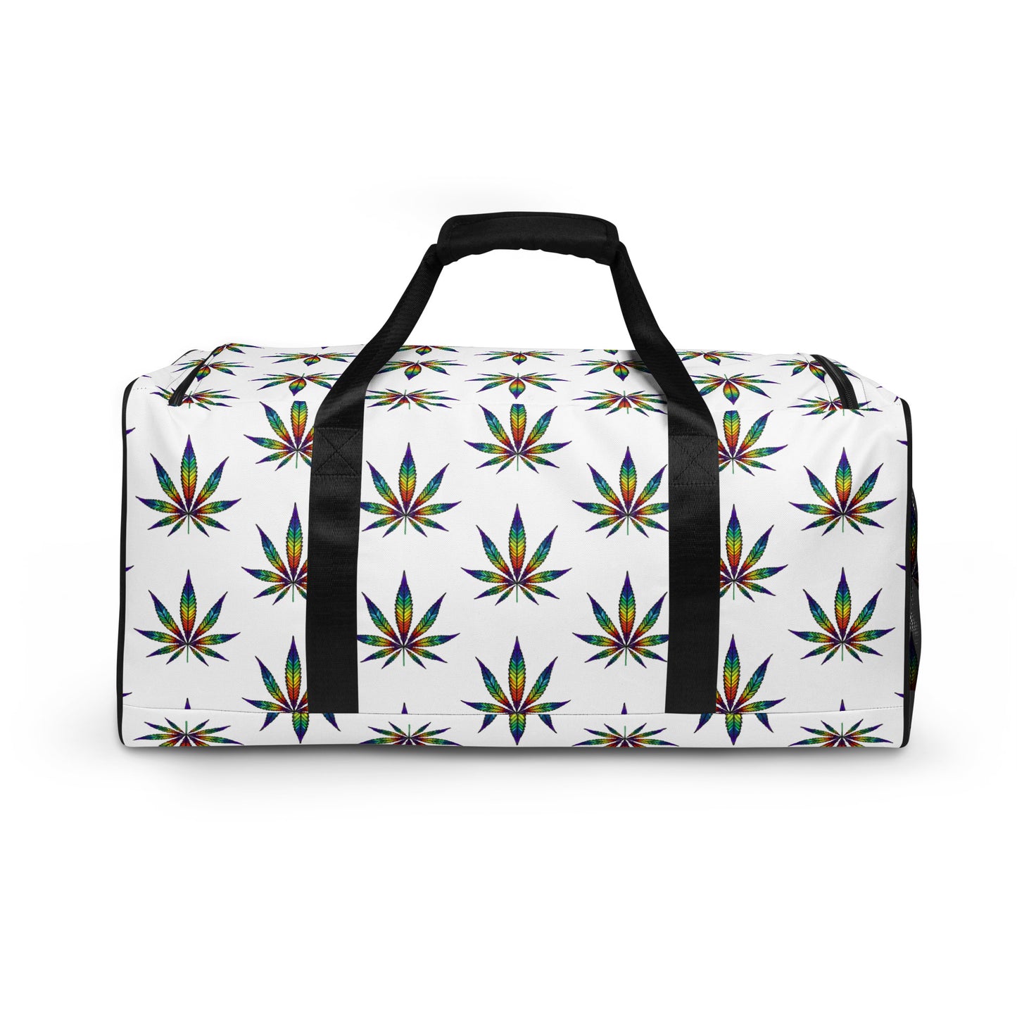 Rainbow Weed Leaf Duffle bag