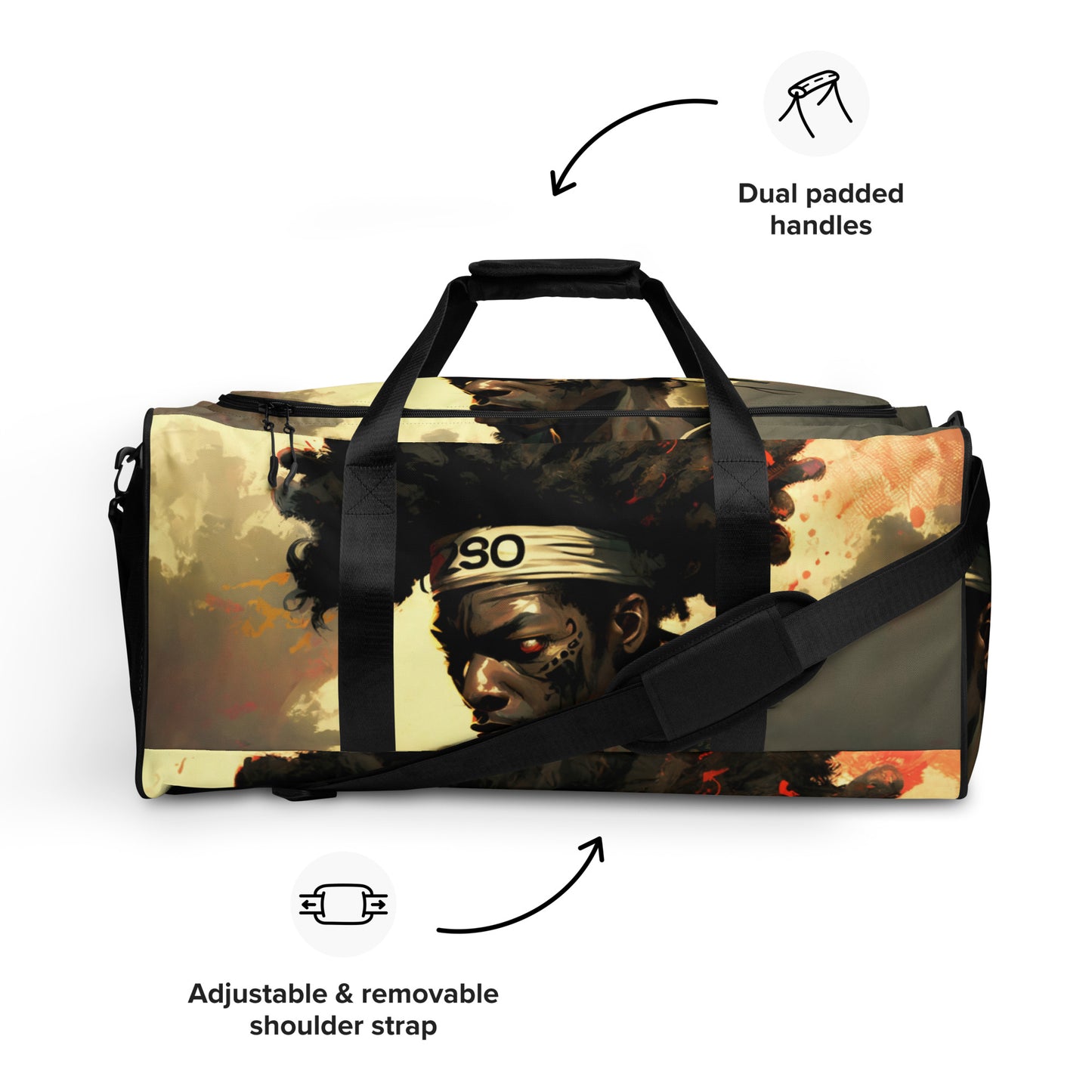 Afro Samurai Inspired Duffle bag