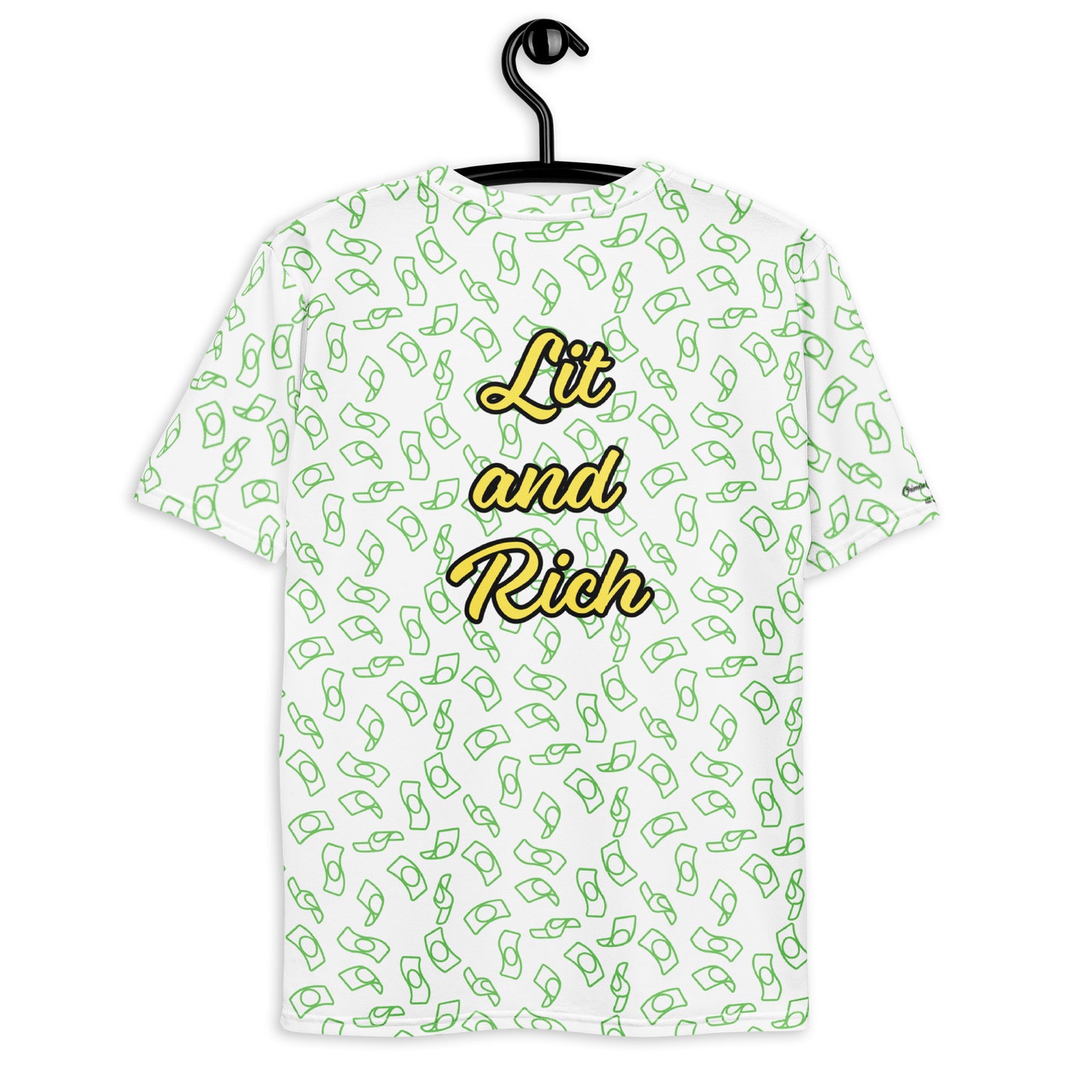 Rich and Lit Cash Smoke All Over Print Men's t-shirt