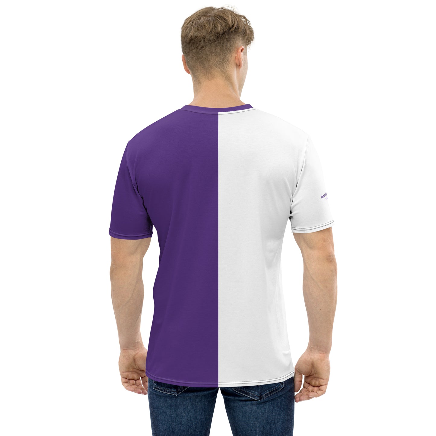 Sneaker Head Purple Split Men's t-shirt