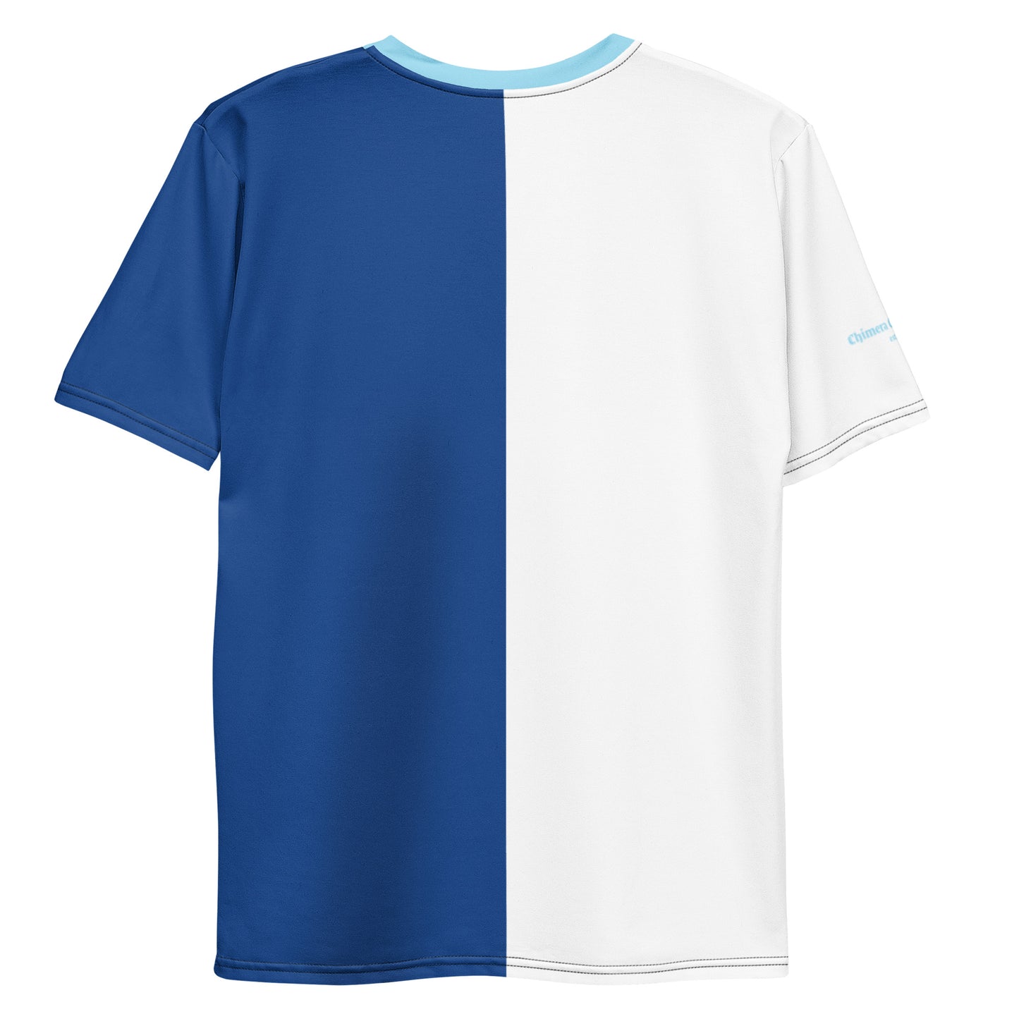 Sneaker Head Split Blue Men's t-shirt