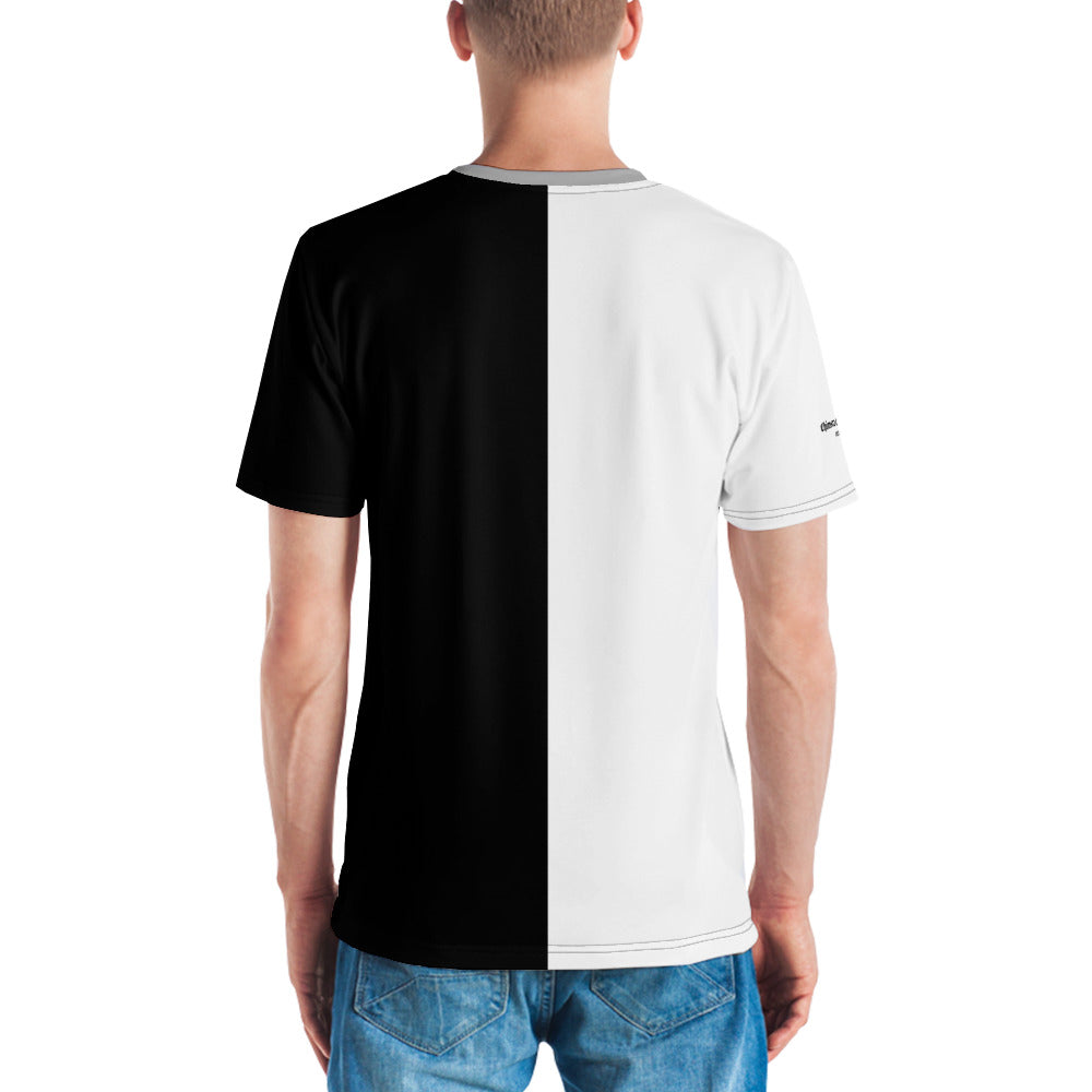 Sneaker Head Split White/Black Men's t-shirt