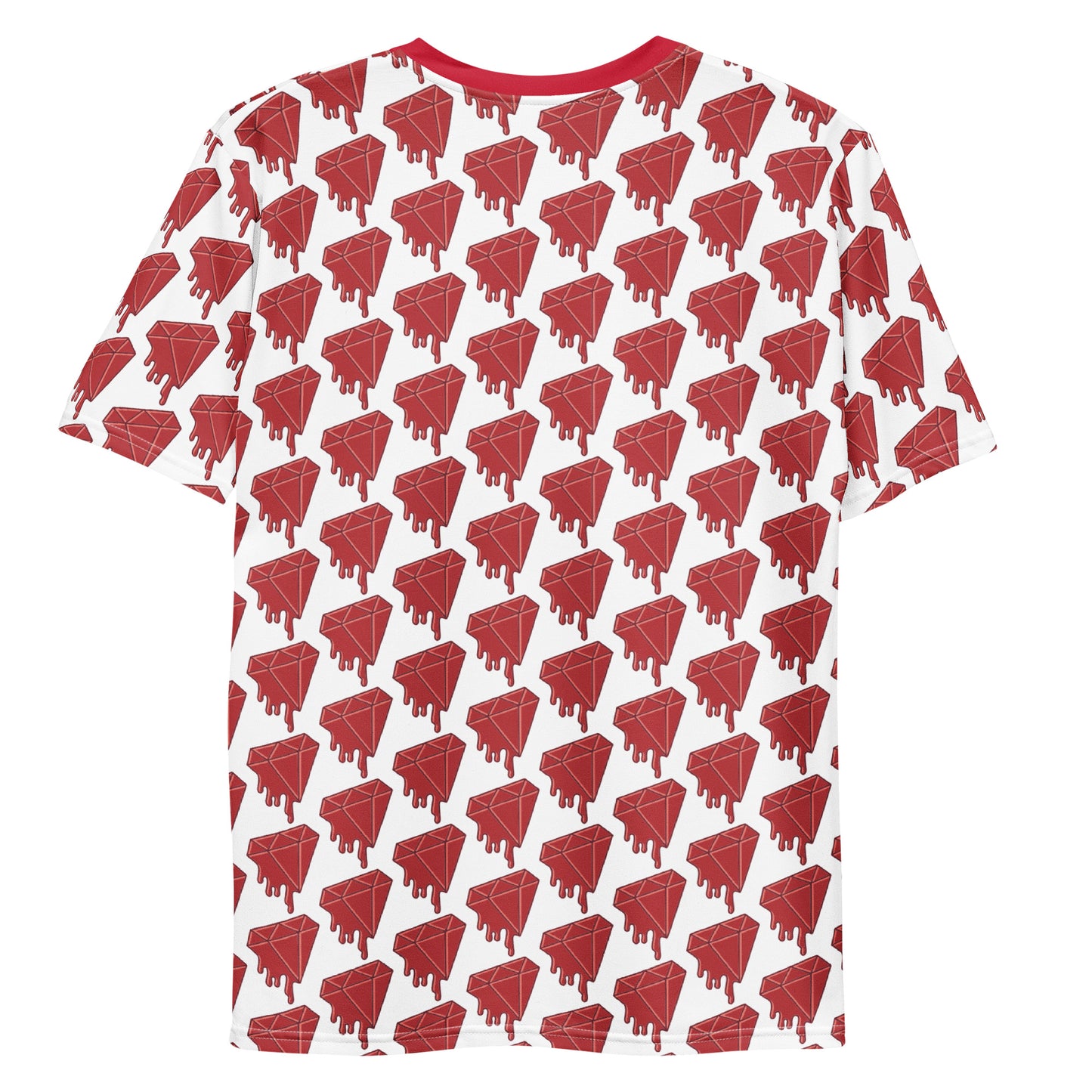 Melting Red Diamonds All Over Print Men's t-shirt