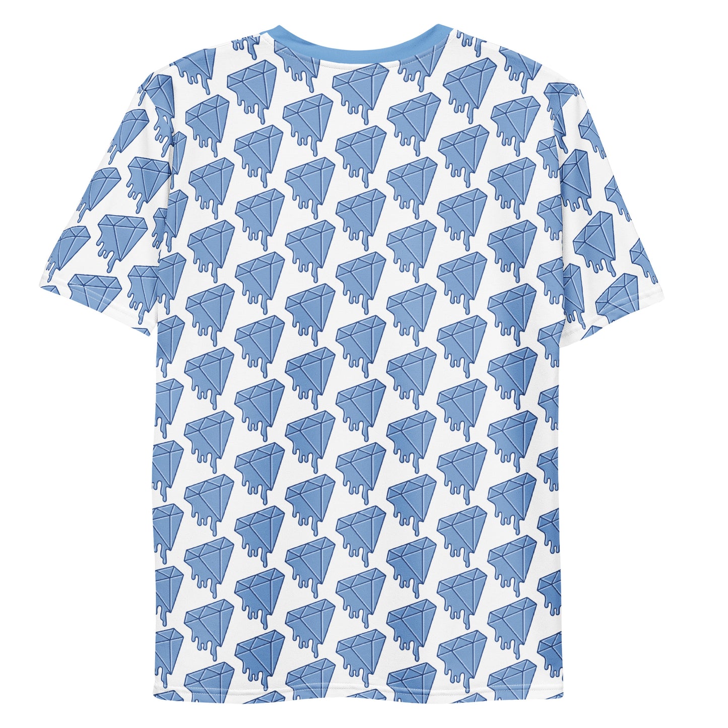 Melting Blue Diamonds All Over Print Men's t-shirt