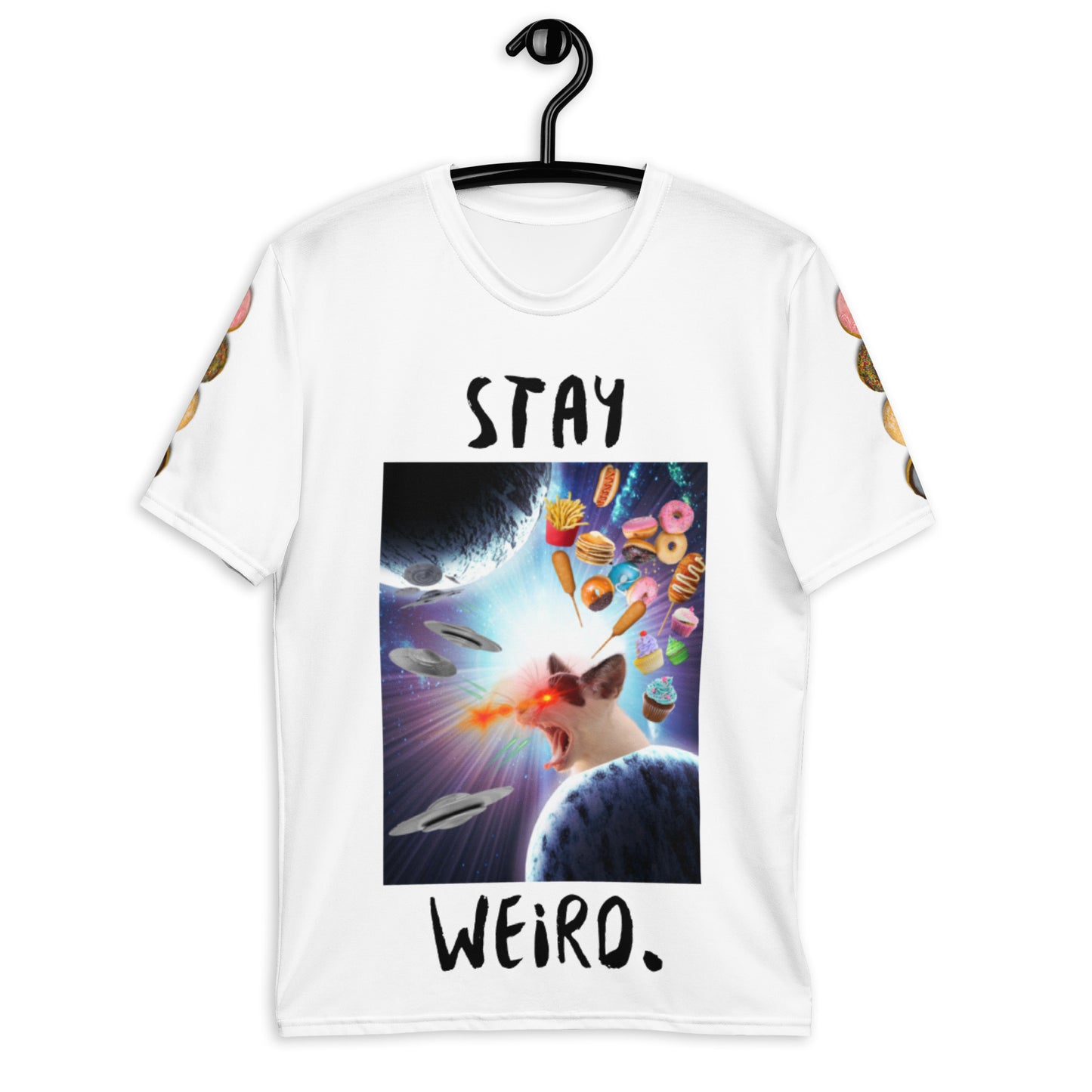 LIMITED EDITION Stay Weird Cat Planet Men's t-shirt