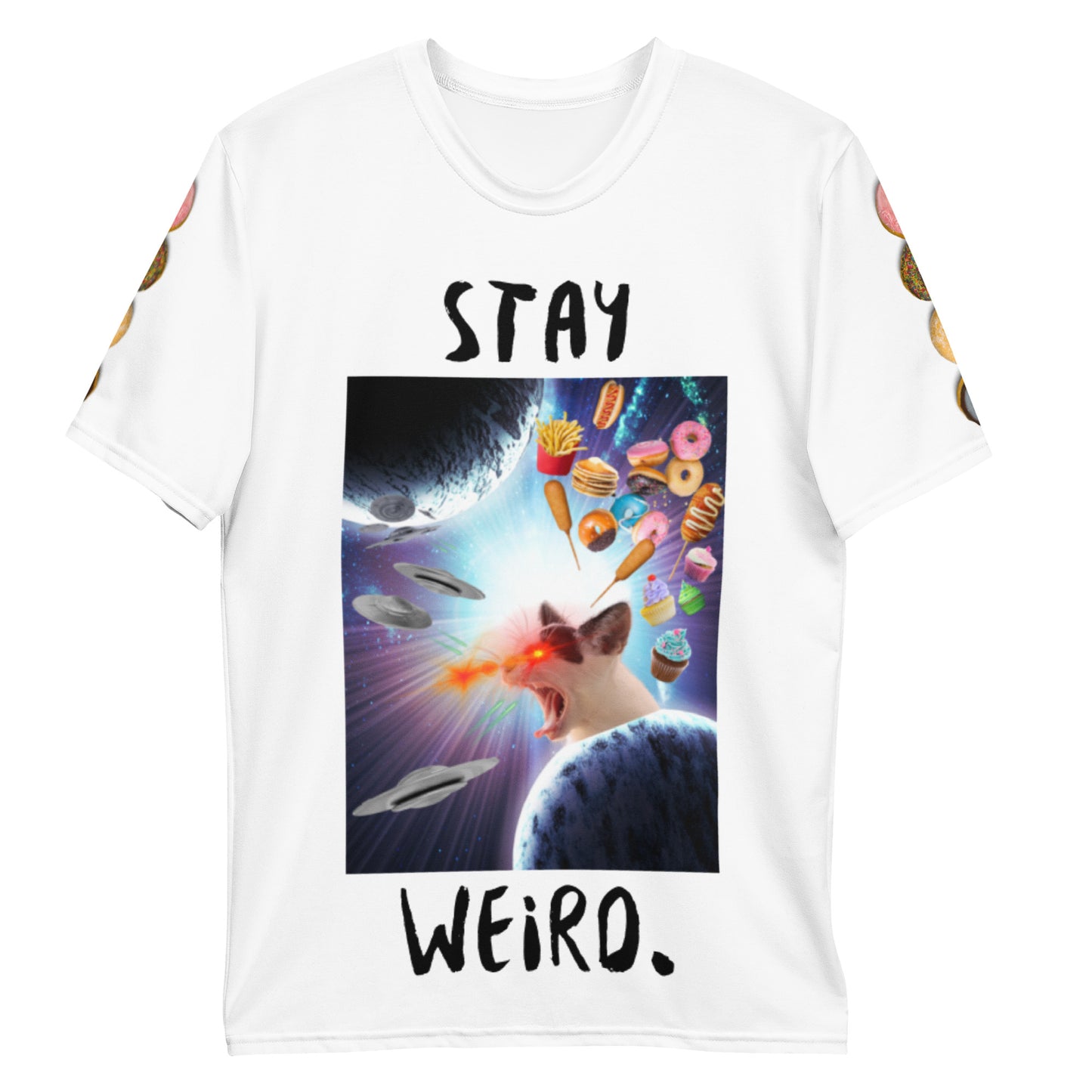 LIMITED EDITION Stay Weird Cat Planet Men's t-shirt