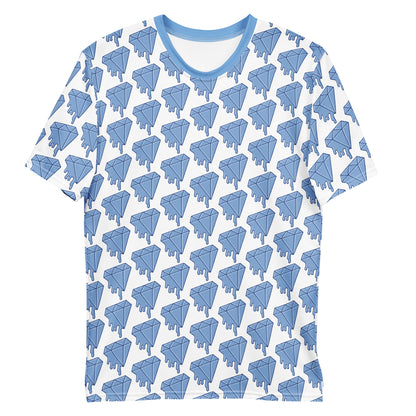 Melting Blue Diamonds All Over Print Men's t-shirt