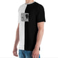 Sneaker Head Split White/Black Men's t-shirt