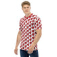 Melting Red Diamonds All Over Print Men's t-shirt