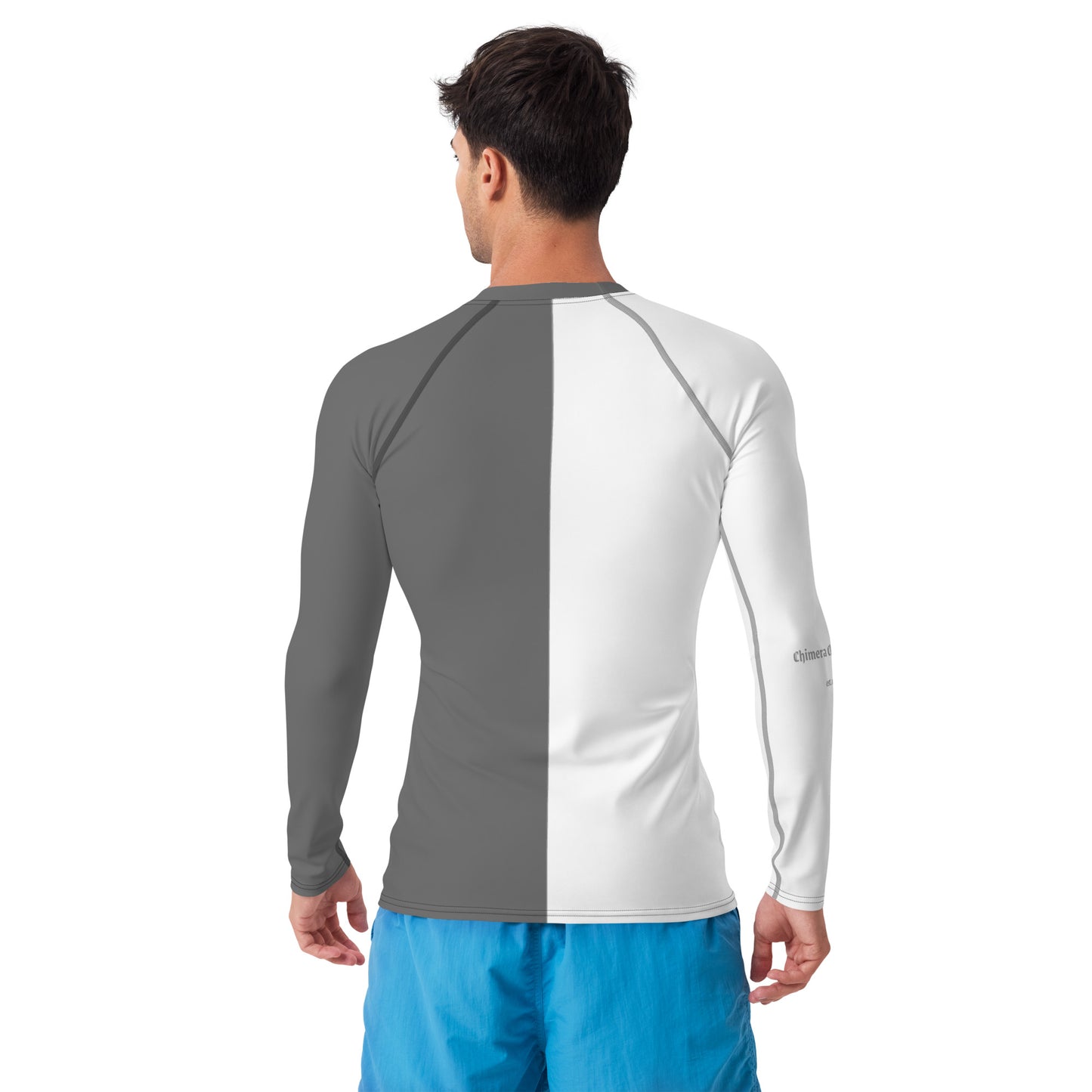 Sneaker Head Gray Split Men's Rash Guard