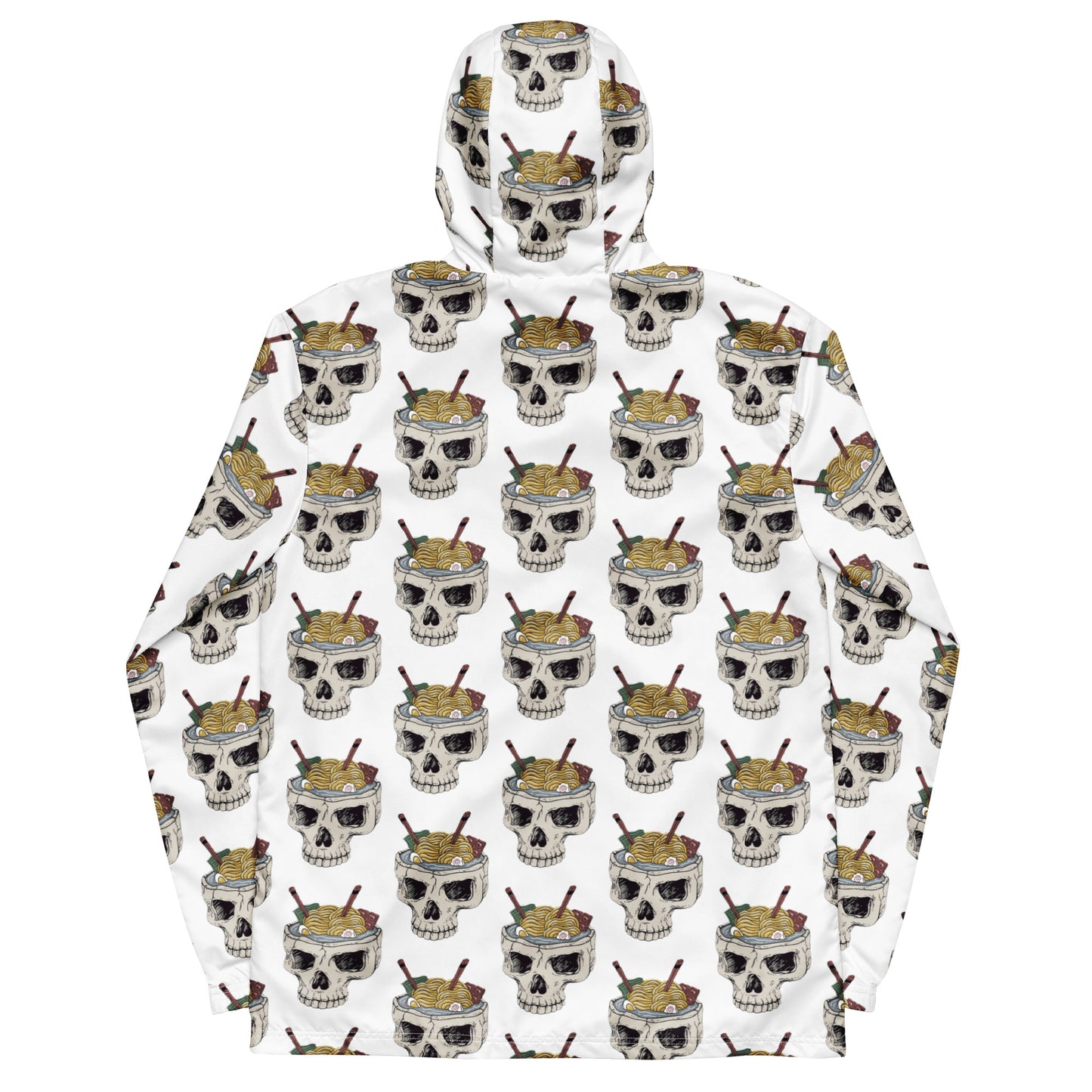 Ramen Noodle Skull Bowl Men’s windbreaker Jacket