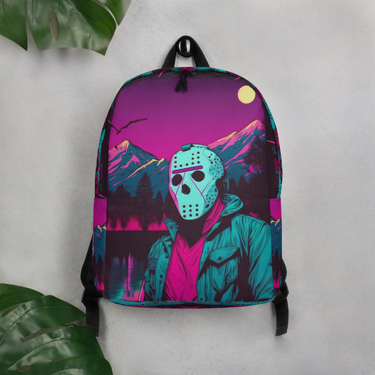 Jason Voorhees Vaporwave Killer Backpack