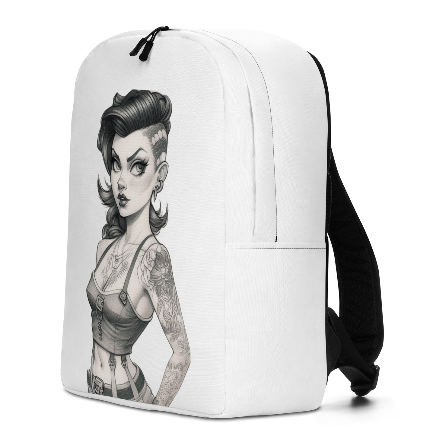 Sexy Pin-up Girl #2 Small Minimalist Backpack