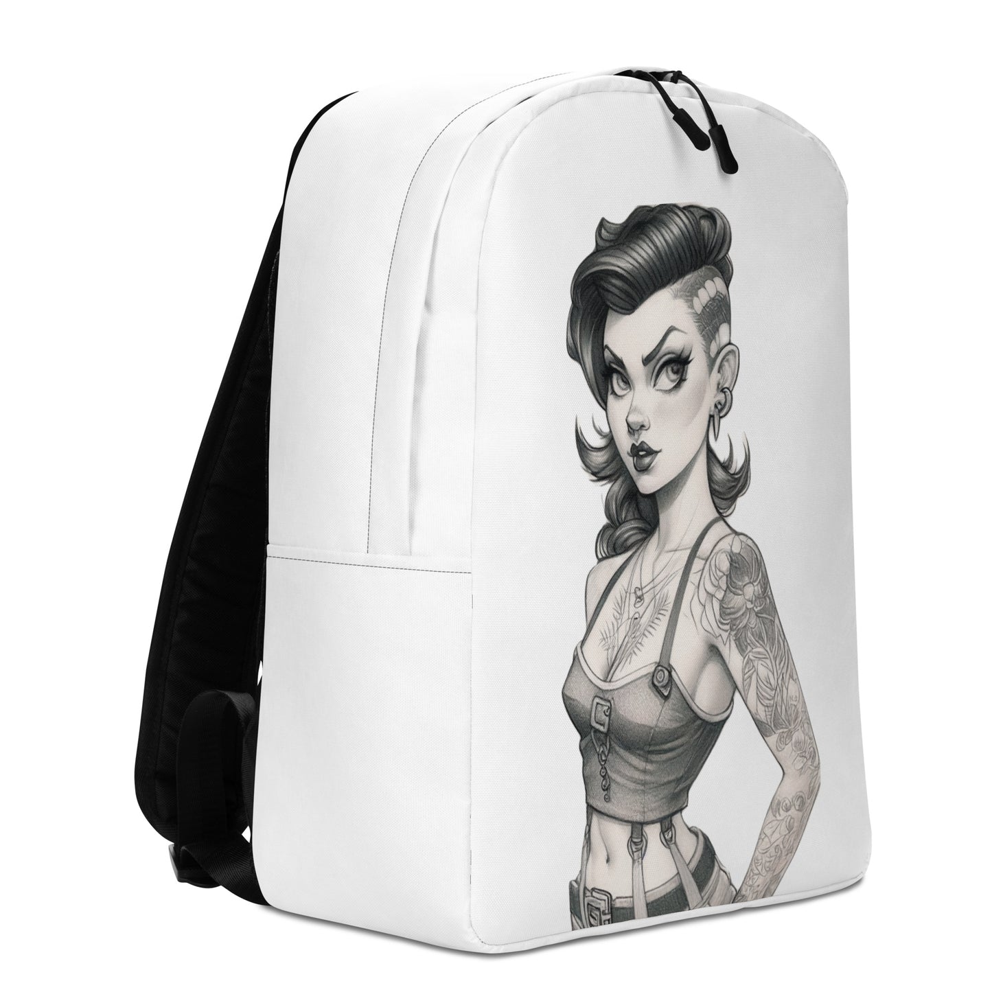 Sexy Pin-up Girl #2 Small Minimalist Backpack