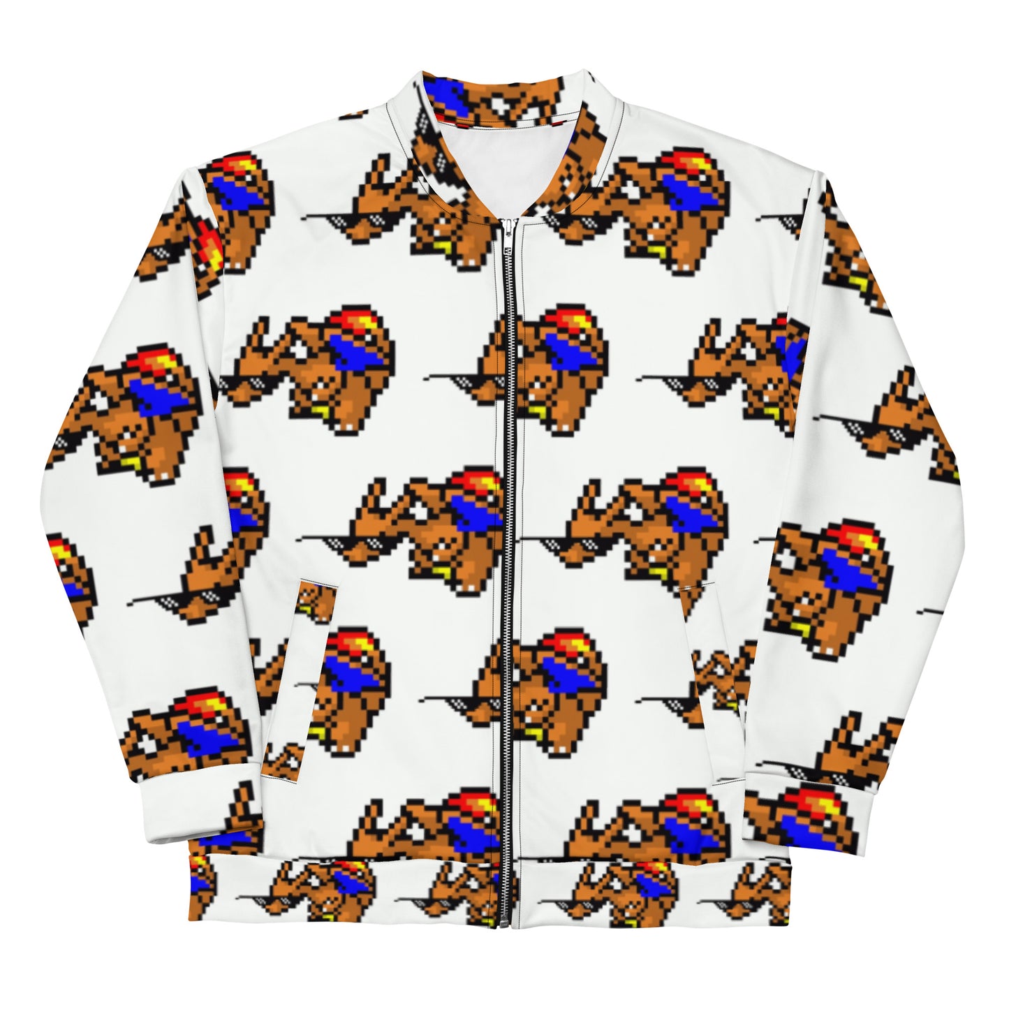 LIMITED EDITION All Over Print Pixel Charizard Unisex Bomber Jacket