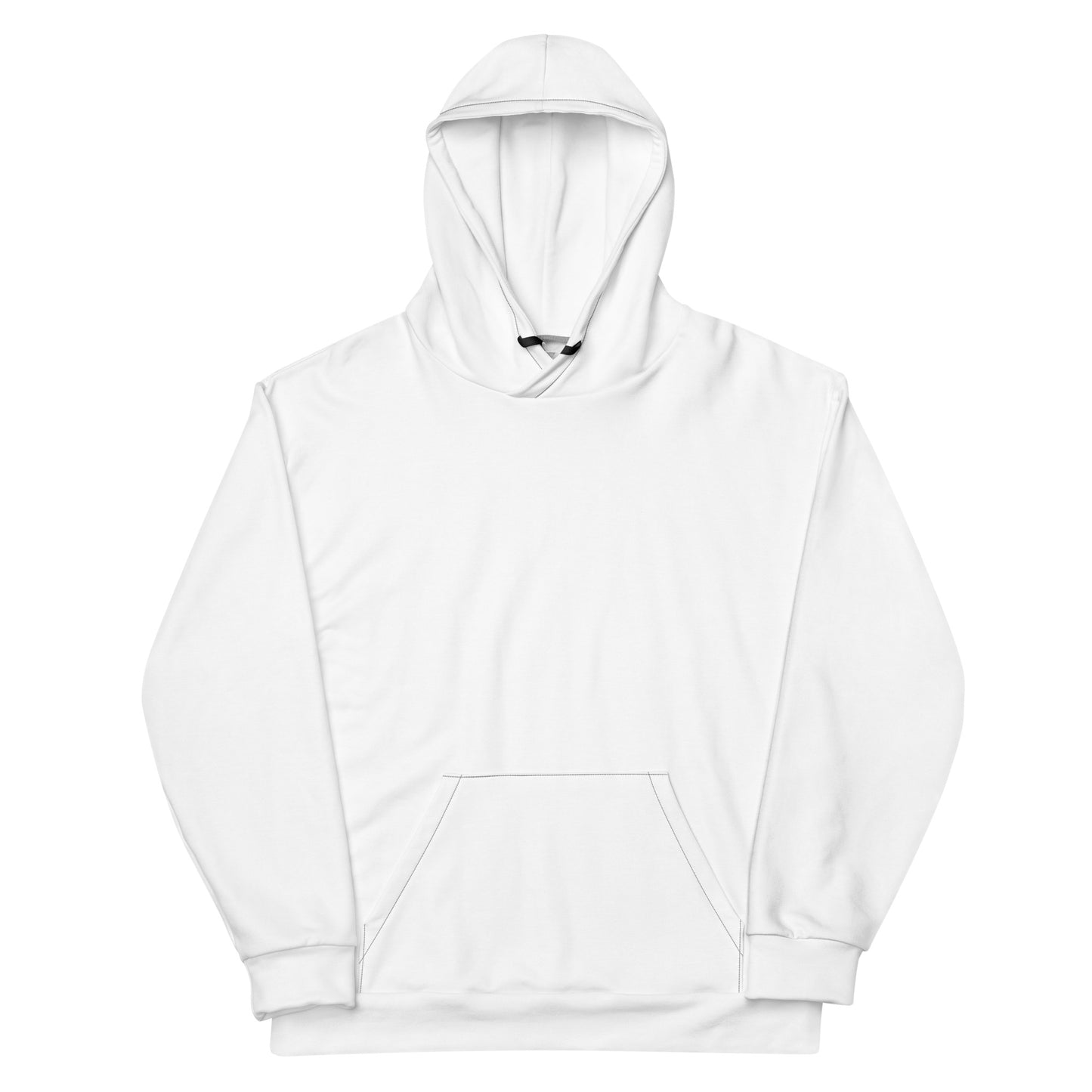 White Bull Skull and Crystals Unisex Hoodie