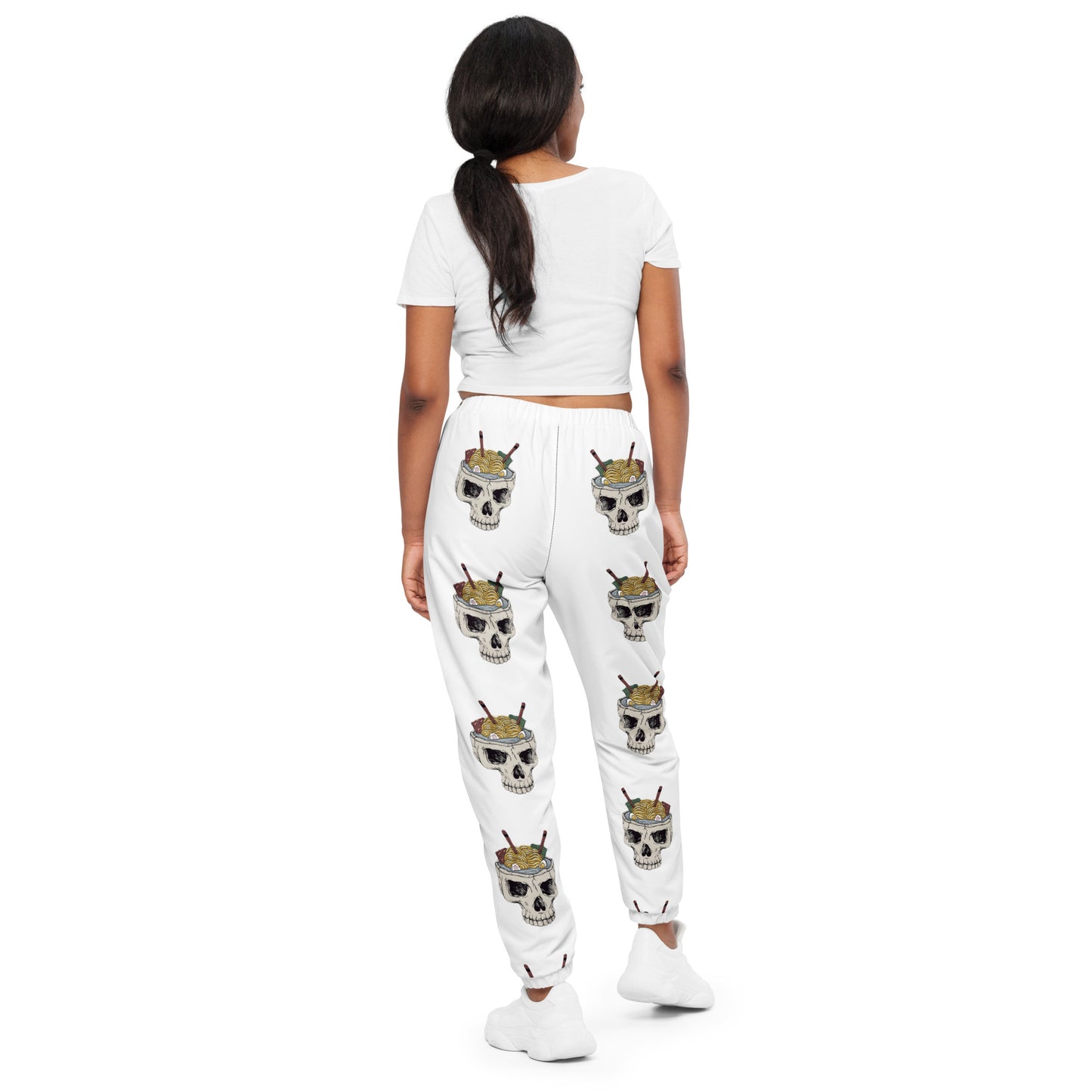 Ramen Noodle Skull Bowl Unisex joggers track pants