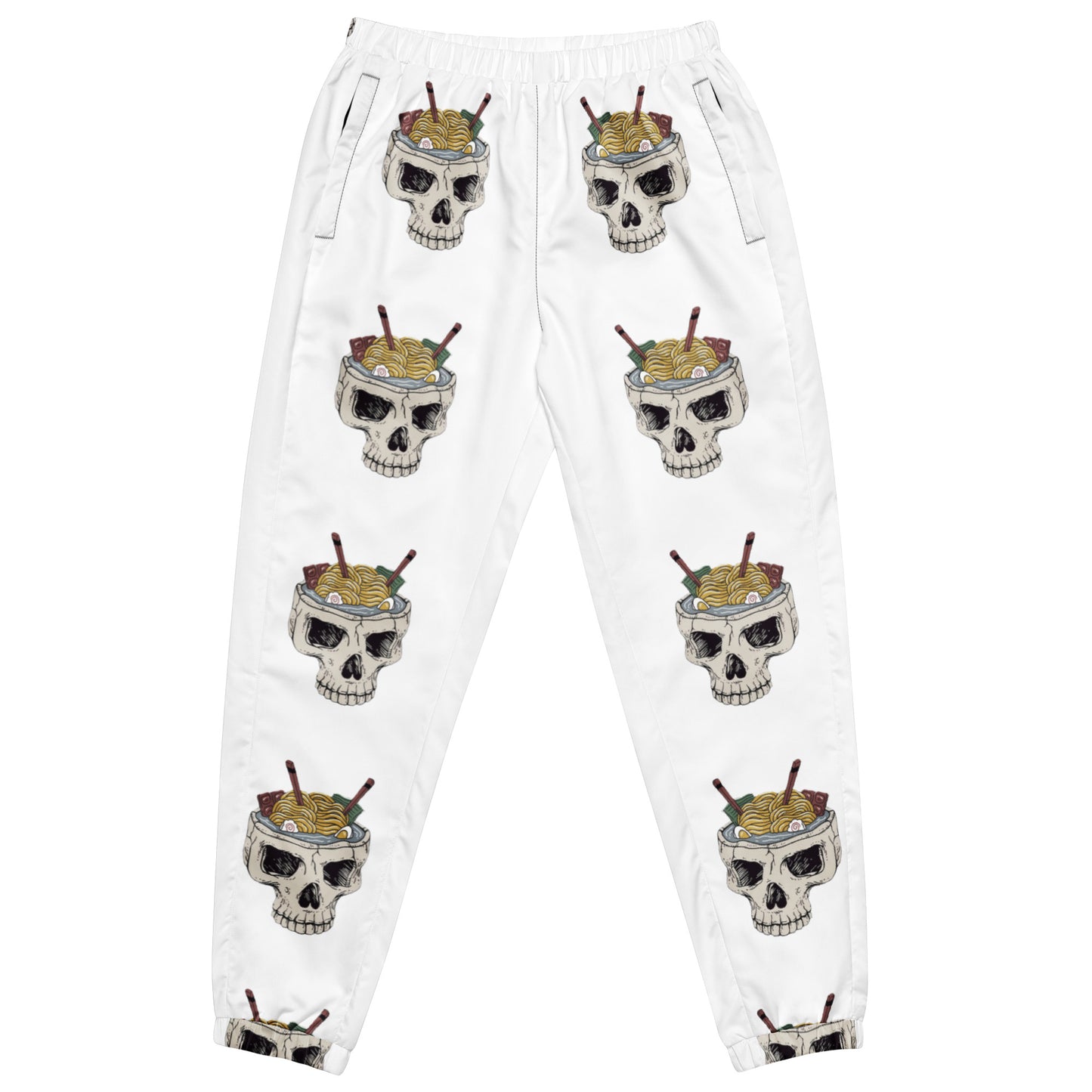 Ramen Noodle Skull Bowl Unisex joggers track pants