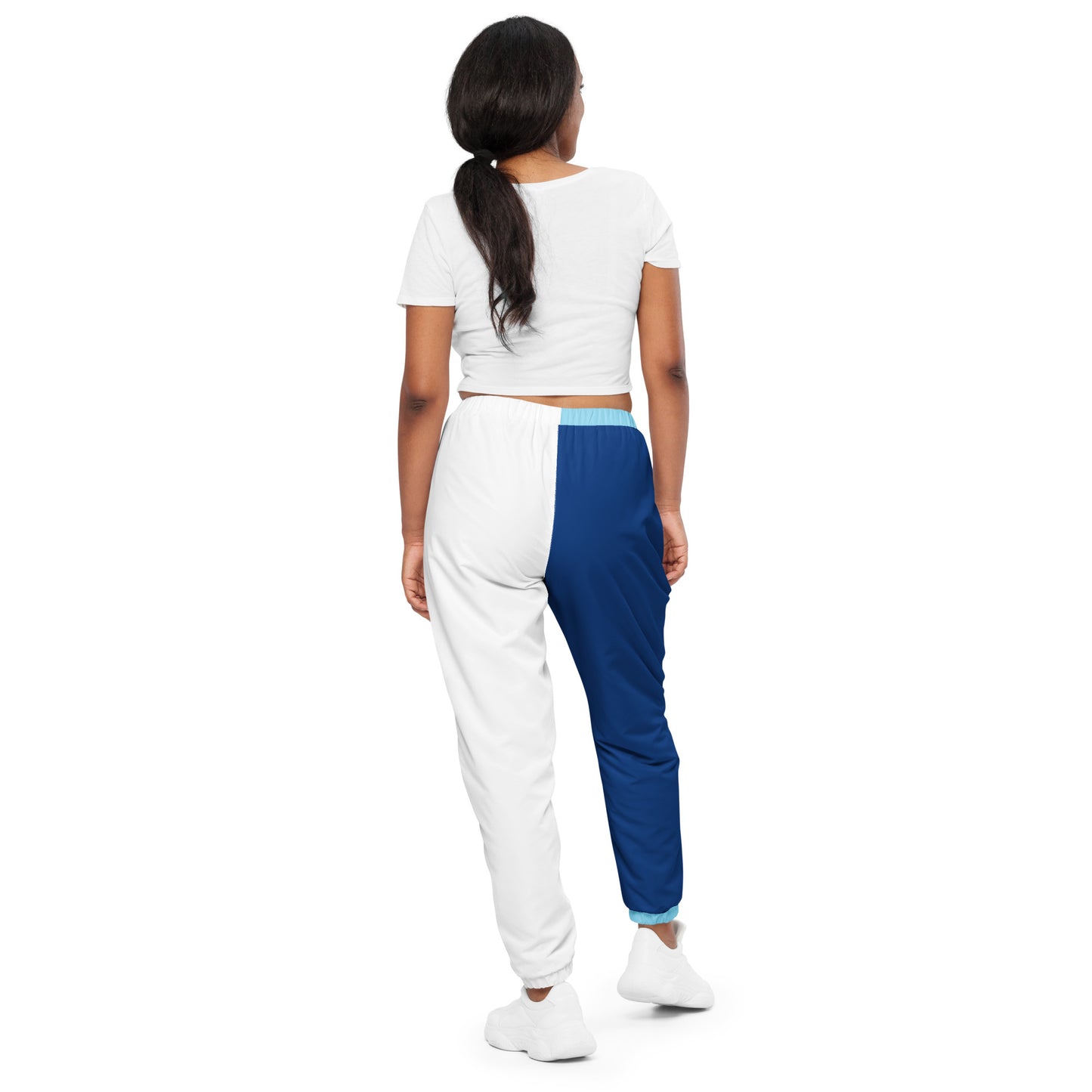 Sneaker Head Blue Split Unisex track pants