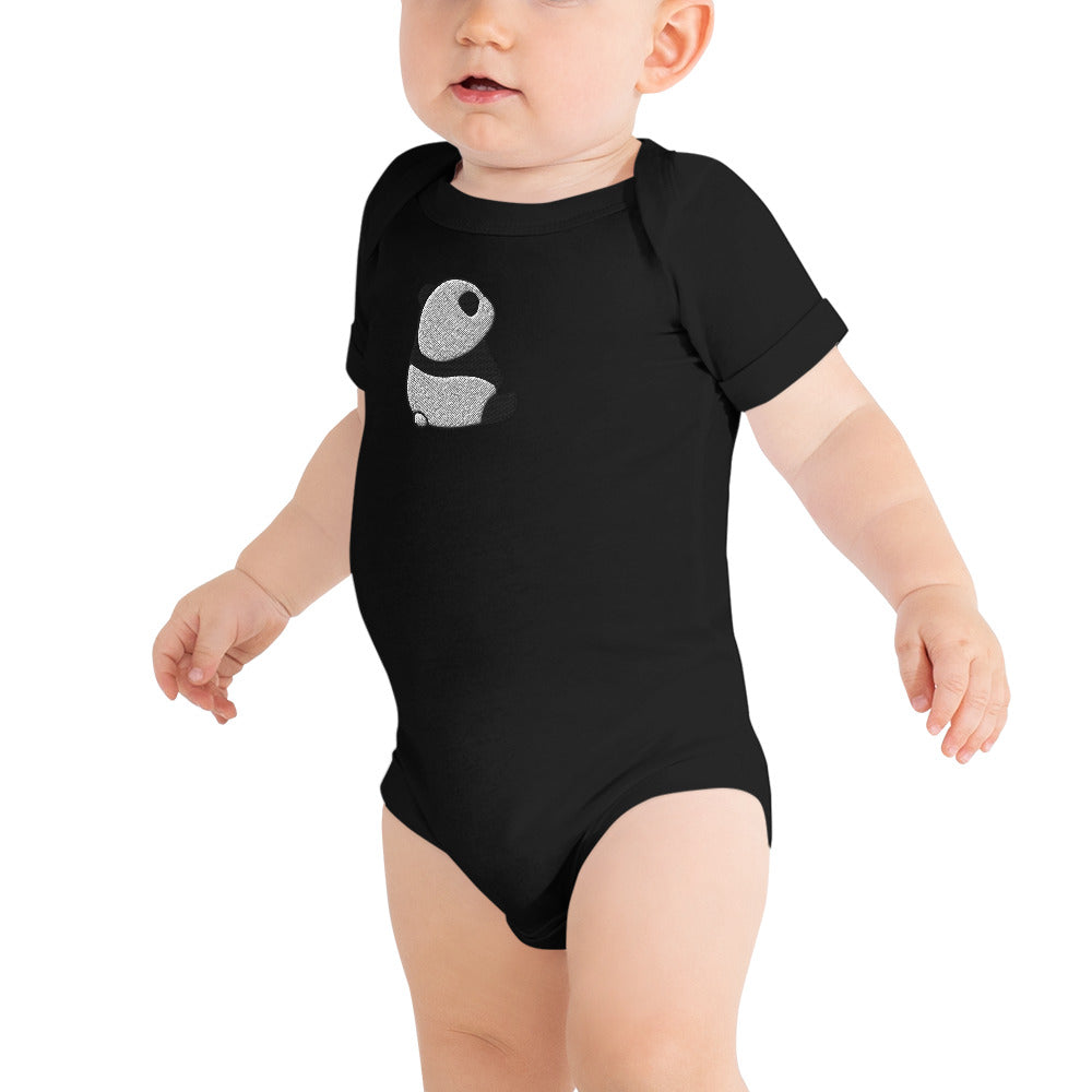 Panda Baby short sleeve one piece onesie