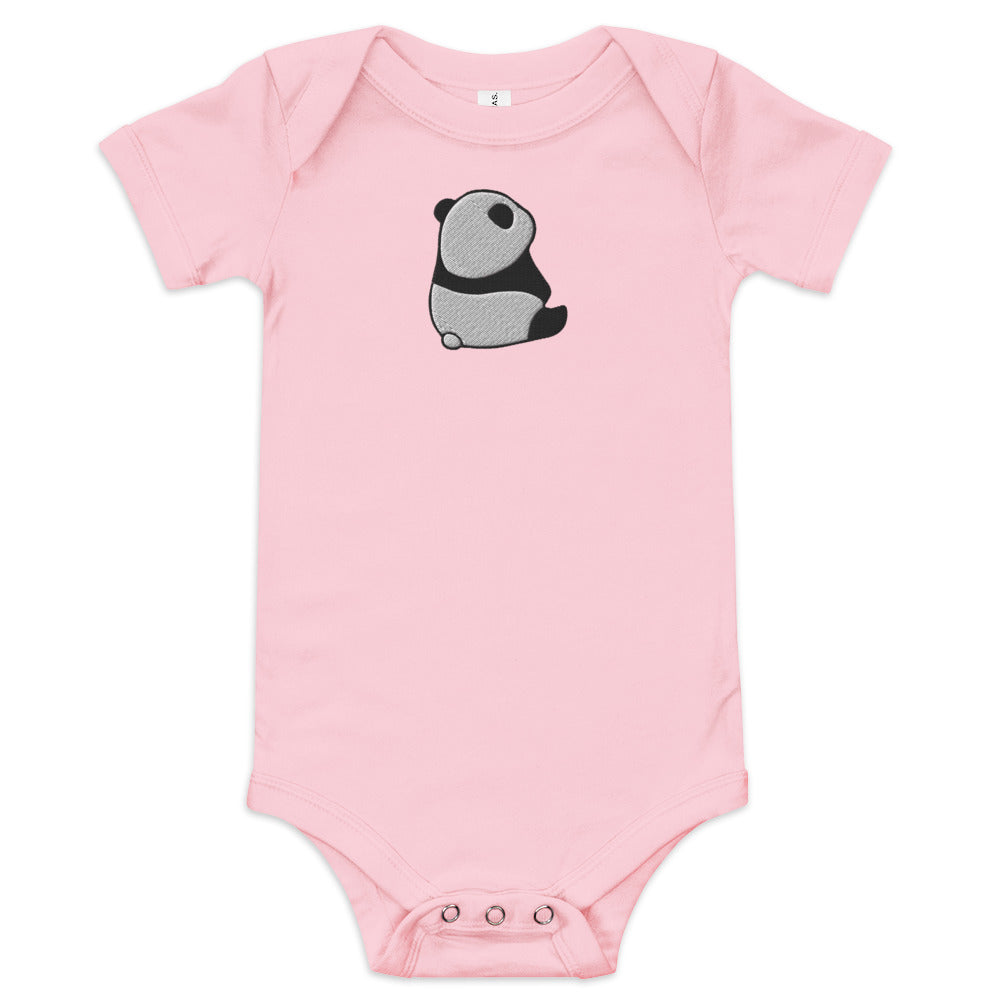 Panda Baby short sleeve one piece onesie