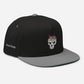 Ramen Noodle Skull Bowl Flat Bill Snapback Cap Hat