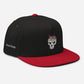 Ramen Noodle Skull Bowl Flat Bill Snapback Cap Hat