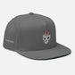 Ramen Noodle Skull Bowl Flat Bill Snapback Cap Hat