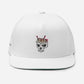 Ramen Noodle Skull Bowl Flat Bill Snapback Cap Hat