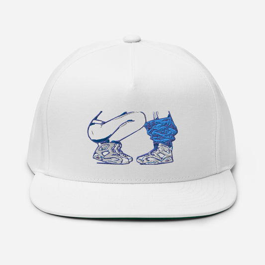 Sneaker Head Flat Bill Cap Hat Version 1