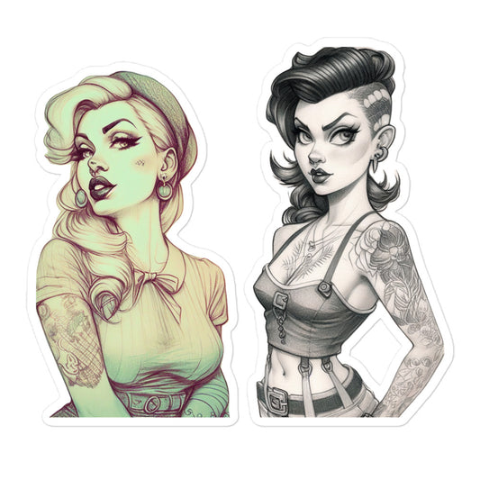 Sexy Pin-up Girls stickers