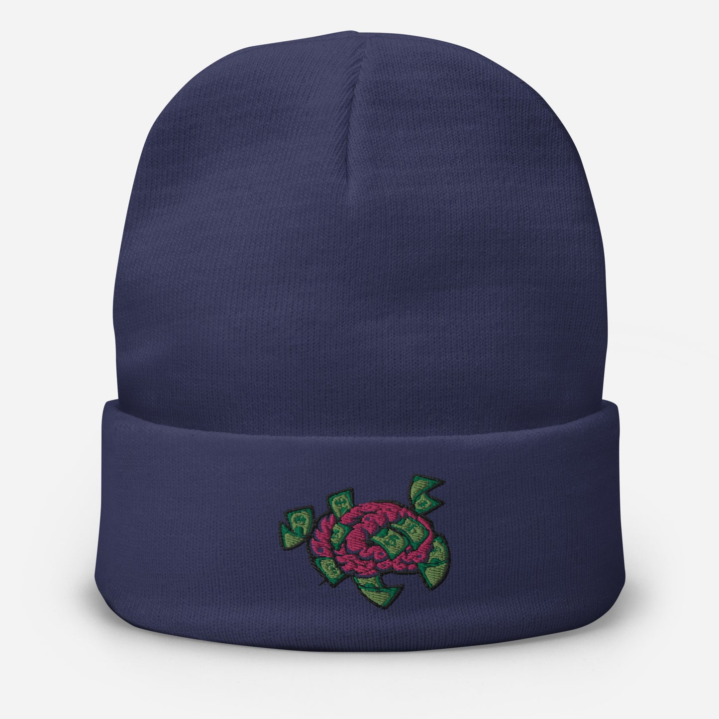 Money On My Mind Embroidered Beanie Hat