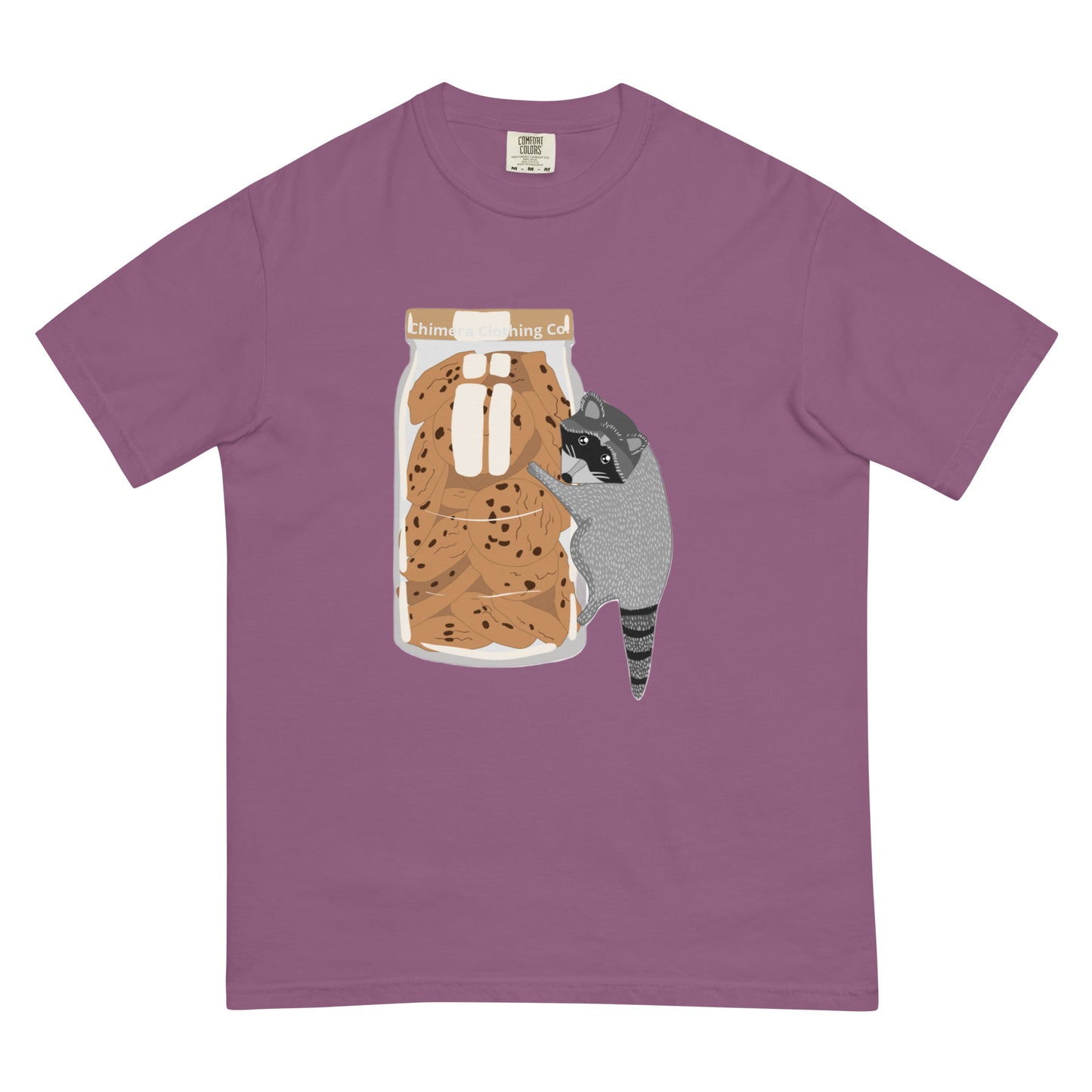 LIMITED EDITION Raccoon Cookie Theif Men’s garment-dyed heavyweight t-shirt